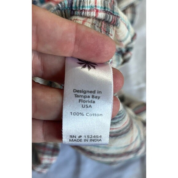 Kyla Seo Plaid High Low Dress Tunic XS Embroidered Boho - Picture 10 of 11